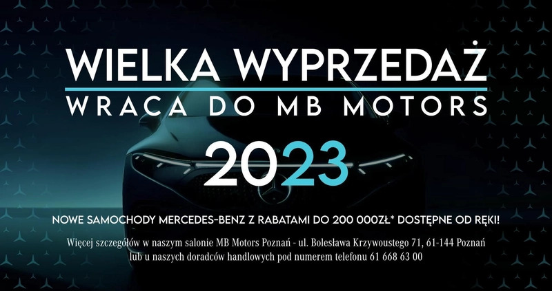 Mercedes-Benz Klasa A cena 179900 przebieg: 5, rok produkcji 2023 z Świdnik małe 172